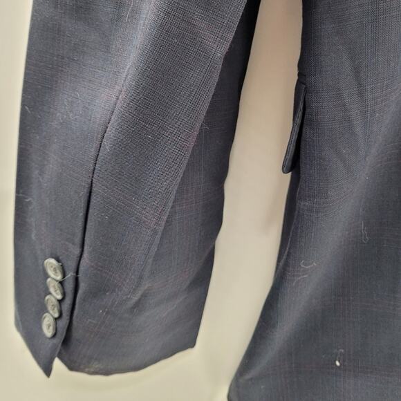 Franco Lotti Illusion Plaid 3 Button Single‎ breasted Men's Suit Jacket Blazer - Picture 13 of 15